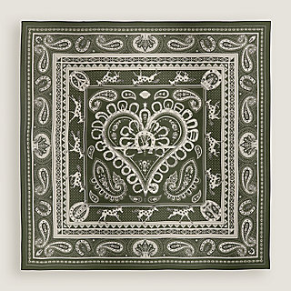 【ポイントに◎大判サイズ】HERMES Cheval de Coeur Bandana 140 Cheval de Coeur Bandana shawl 140 | Hermès USA